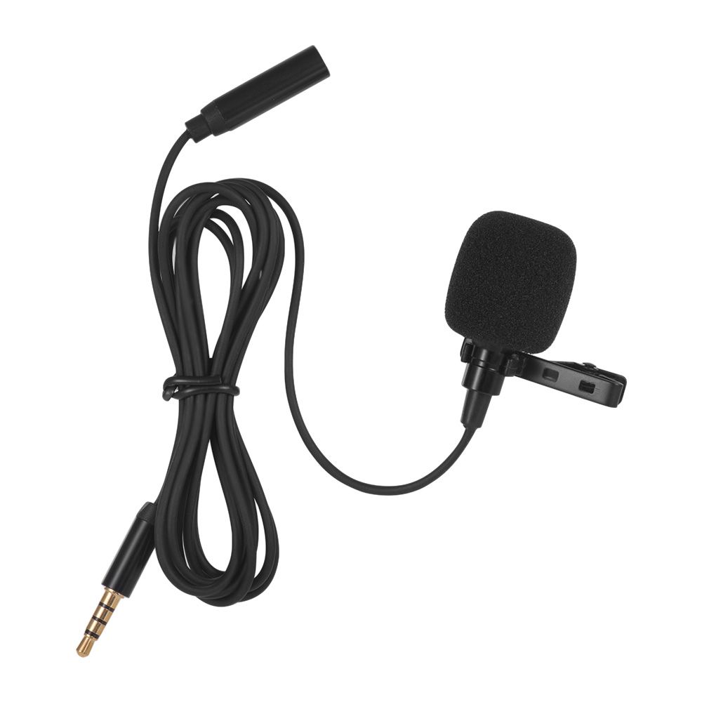 Mini Clip-on Lapel Lavalier Condenser Microphone Mic