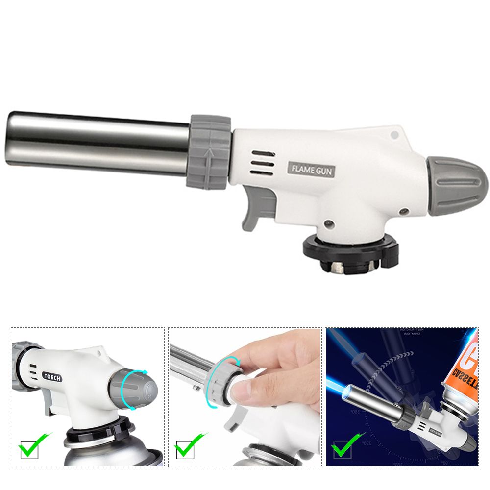 Flame Gun 1300 Degree Welding Burner Auto Ignition Gas