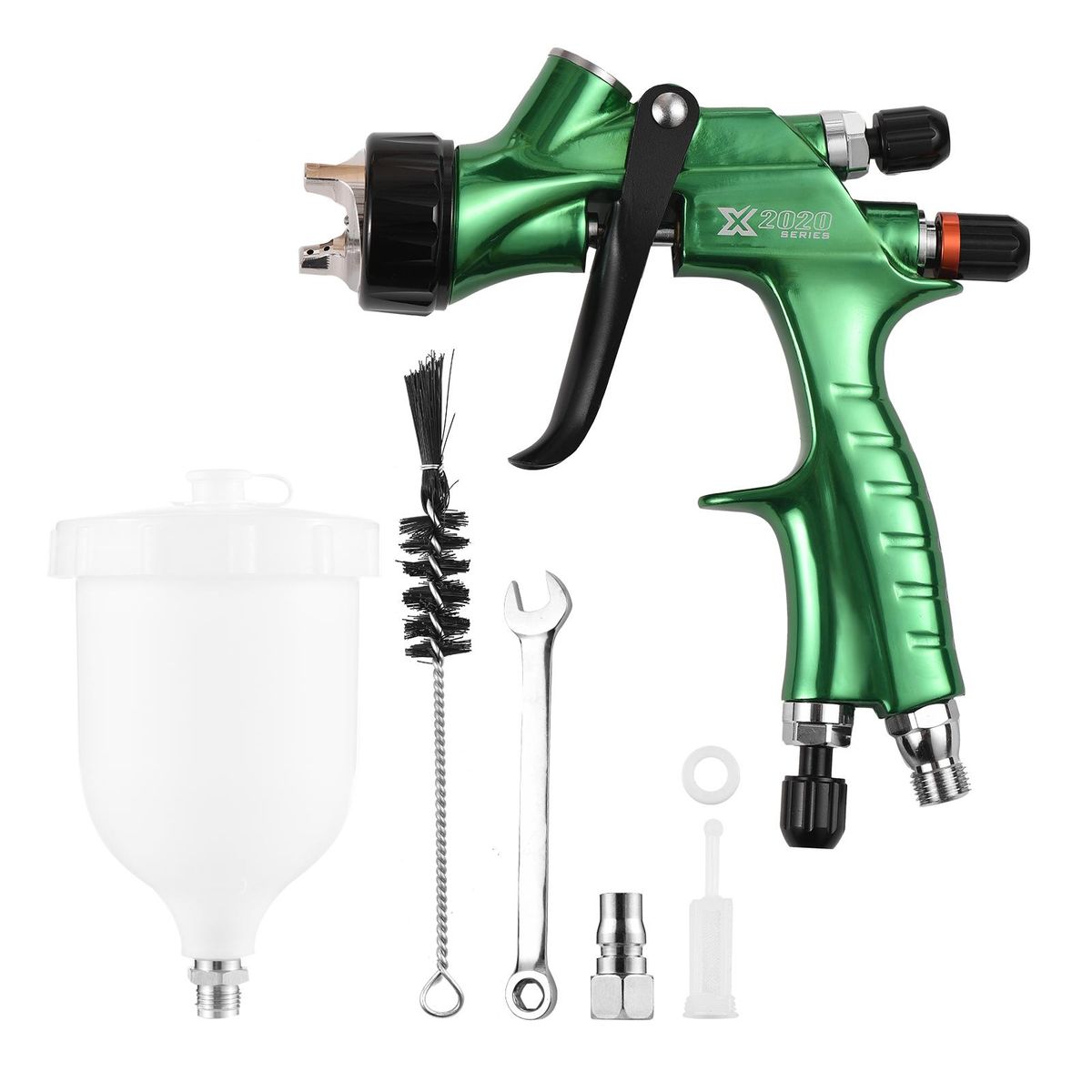 LVMP Gravity Feed Air Spray Gun Car Air Painting Spray Gun Professional Automotive Tools X2020 Nozzle Size 1.3MM