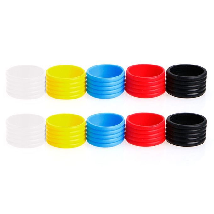 10Pcs Tennis Racket Handle Anti-slip Rings Sweat Absorbent