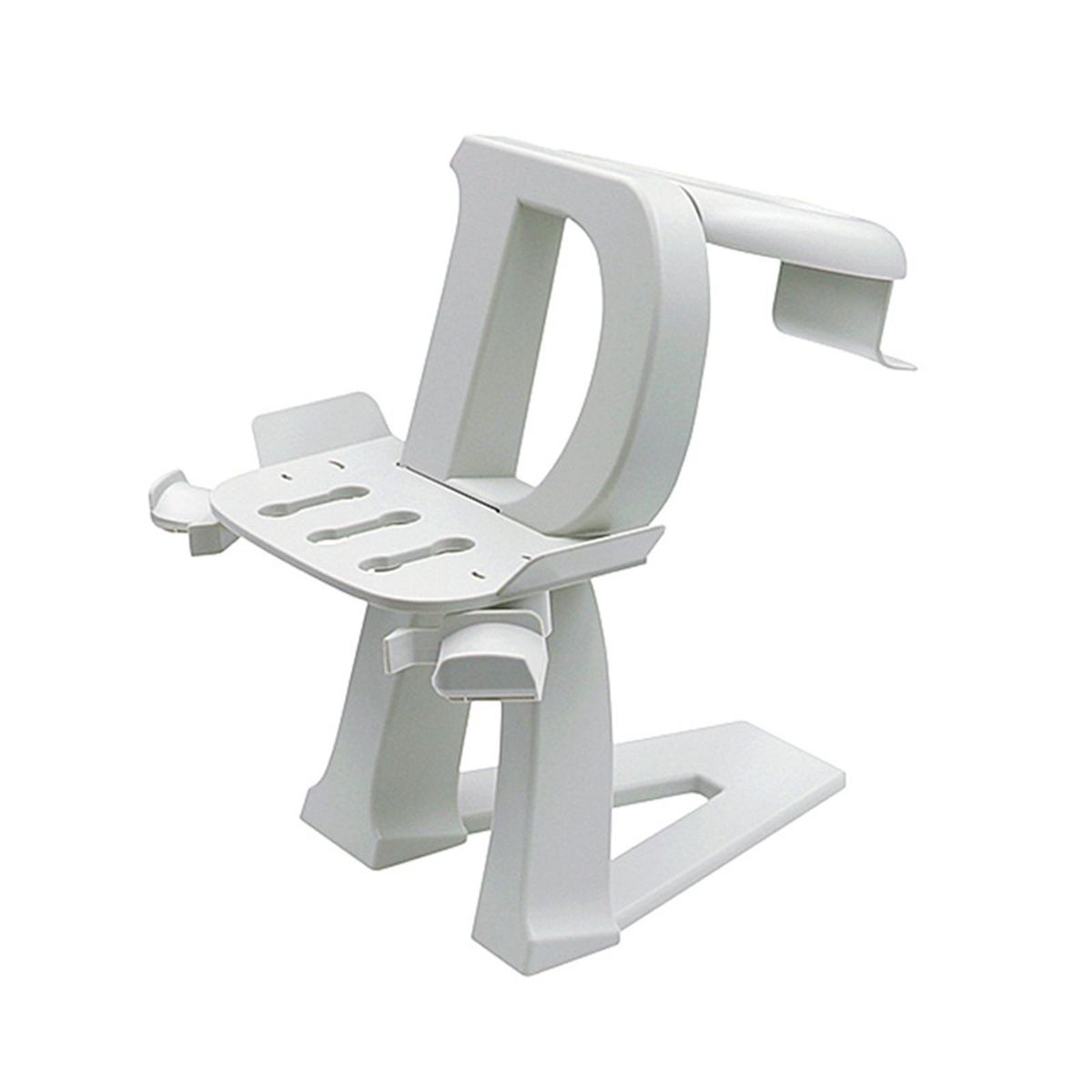 VR Stand Made Of Plastic For Quest 2 Space-saving Parts White