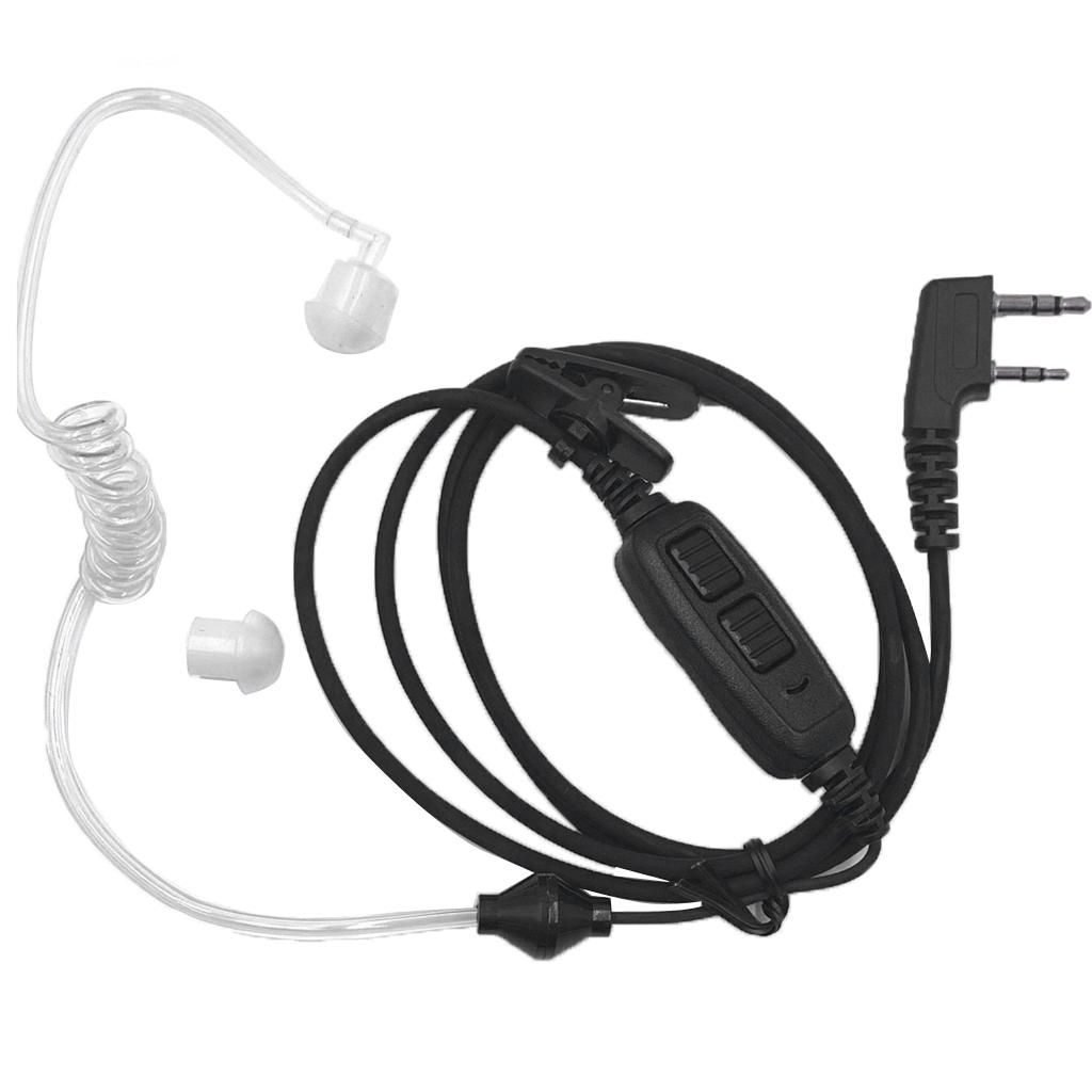 2 Pin Dual Air Acoustic Tube Headset  For Series Two