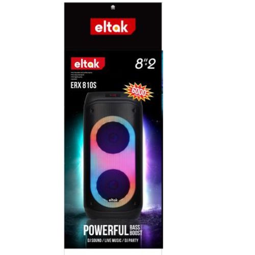 Eltak 810S Power Bass Boost DJ Sound System 8inches 2speaker