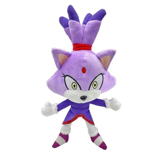 Sonic Action Doll Plush Toy Model Plush Doll Tarsnak Toy Sofa Bedroom Decoration Children's Birthday Gift(#H)