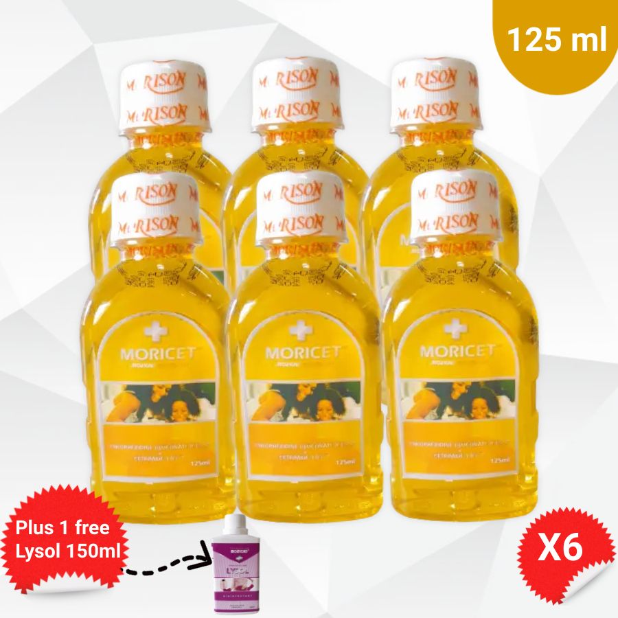 Moricet Antiseptic 125ml, X6 Effective Against Diseases