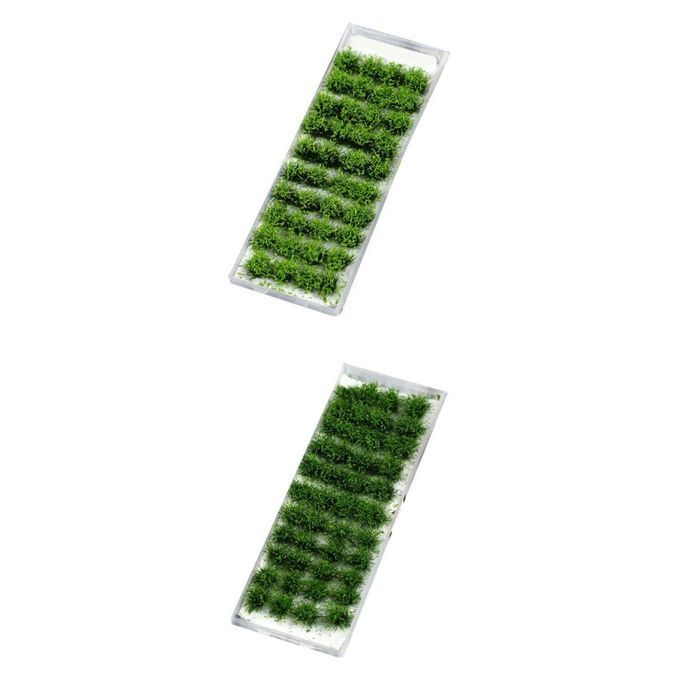 2 Boxes Grass Tufts Self Adhesive Tuft Sandbox Model Scenery Decor