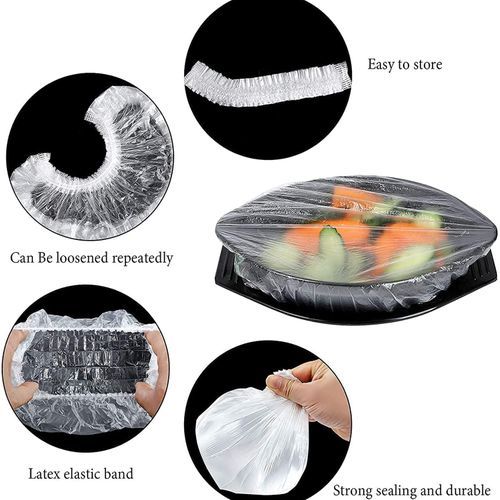 Reusable Food Cover Plastic- 100pcs