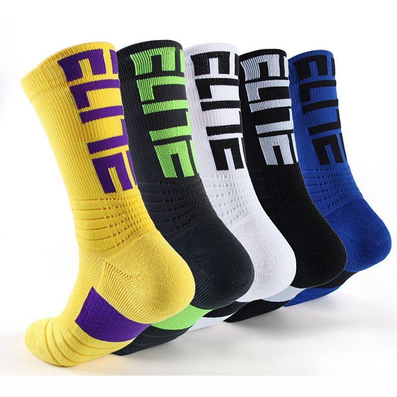 Mens 5 Pairs Anti Slip Football Socks,Non Slip Football Sports Grip Socks