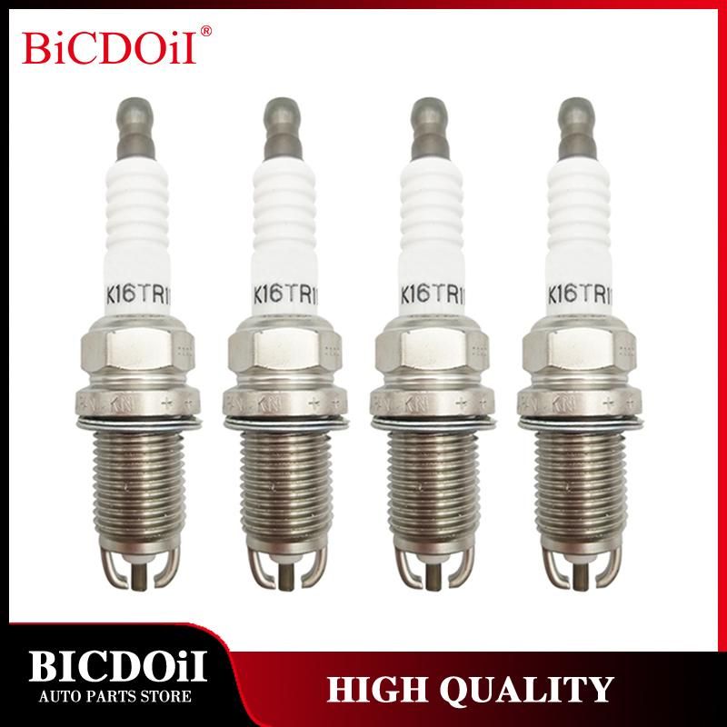 4/6Pcs Normal Spark Plug 90919-01192 K16TR11 for Toyota COROLLA Land-Cruiser Tacoma T100 4Runner Tundra 3.4 3.4L 1995-2004
