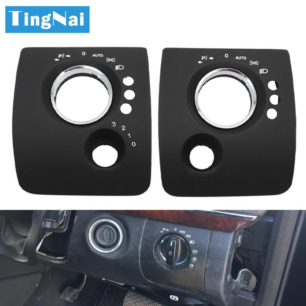 RHD Right Hand Driver Cars Front Headlight Switch Cover Trim For Mercedes Benz W164 ML GL 300 350 450 500 2005-2011