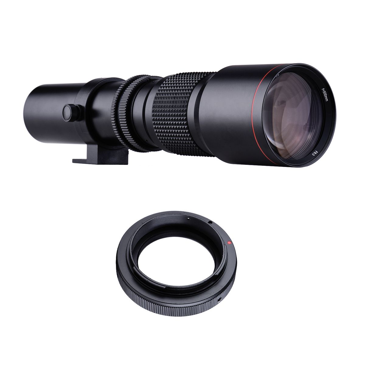 500mm F/8.0-32 Multi Coated Super Telephoto Lens Manual Zoom