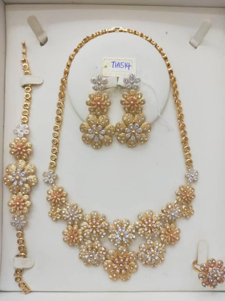 Jewelry Set Necklace Earrings Bride Jewelry-