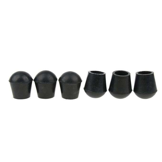 6pcs Foldable Stool Crutches Cane Walking Stick Chair Seat Black