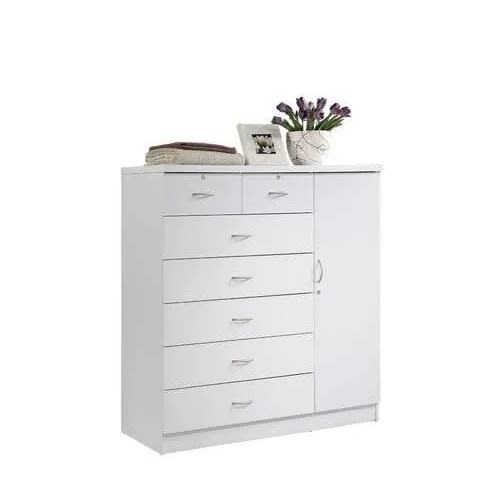 Gentleman's Chest - Off White - 7 Drawer