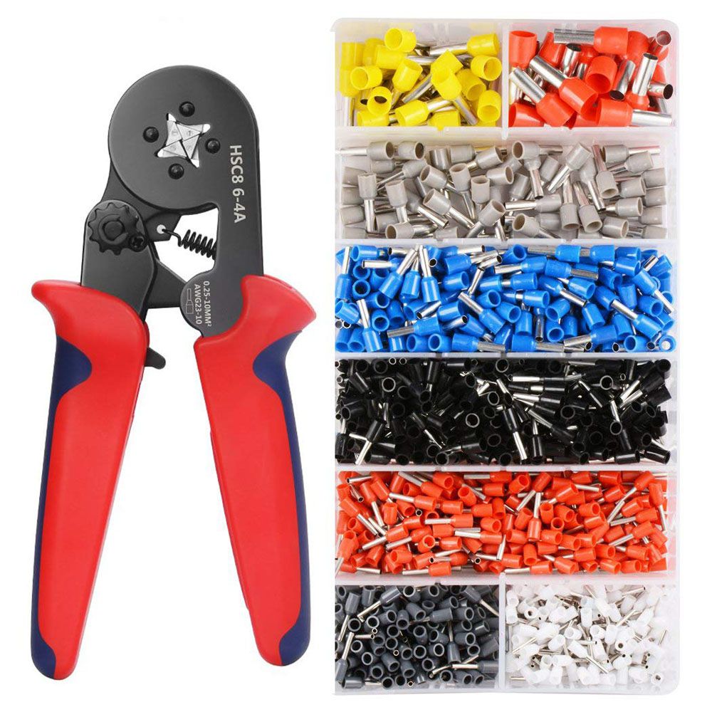 Insulated Uninsulated Wire End Ferrules With Crimper Set