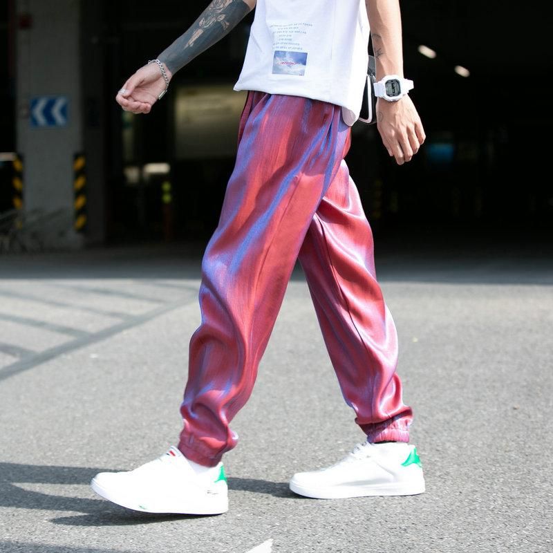 Pants Care Bombaching Hip Hip Hip Casual Elastic Waist