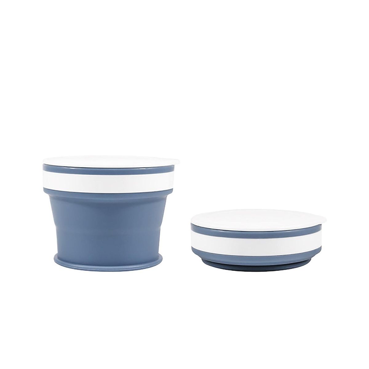 170ml270ml350ml Water Cup Collapsible BPA Free Coffee Mug Blue