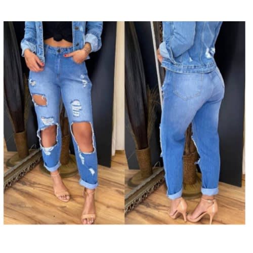 Skinny Lady's Ripple Jean Trouser