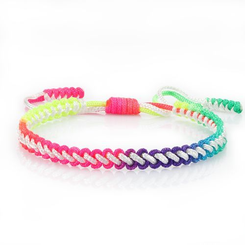 Colorful Thread Braided Lets For Women Men Tibetan Buddhist Handmade Knots Rope