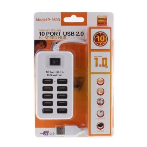 10 Port USB Hub