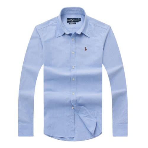 Blue Oxford Mens Plain Shirt