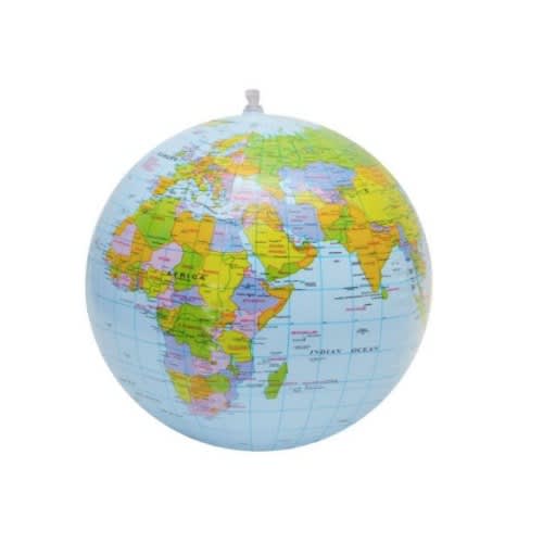 Inflatable Globe World Earth Ball - Educational Learning Tool