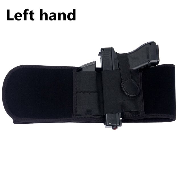 Tactical Belly Gun Holster Belt Concealed Carry Waist Band