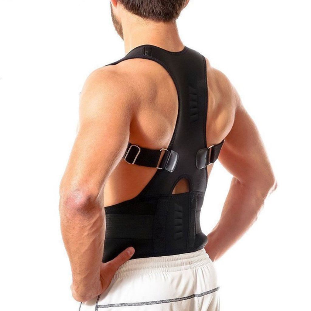 Magnetic Posture Corrector Bad Back Lumbar Shoulder Support
