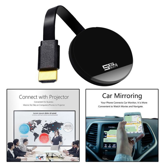 G4 5GHz & Wireless Display Adapter Screen Mirroring HDMI TV Dongle