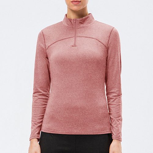 Women's Sport Tops,Autumn Winter Long Sleeve Running Gym Yoga T-Shirt（Red）