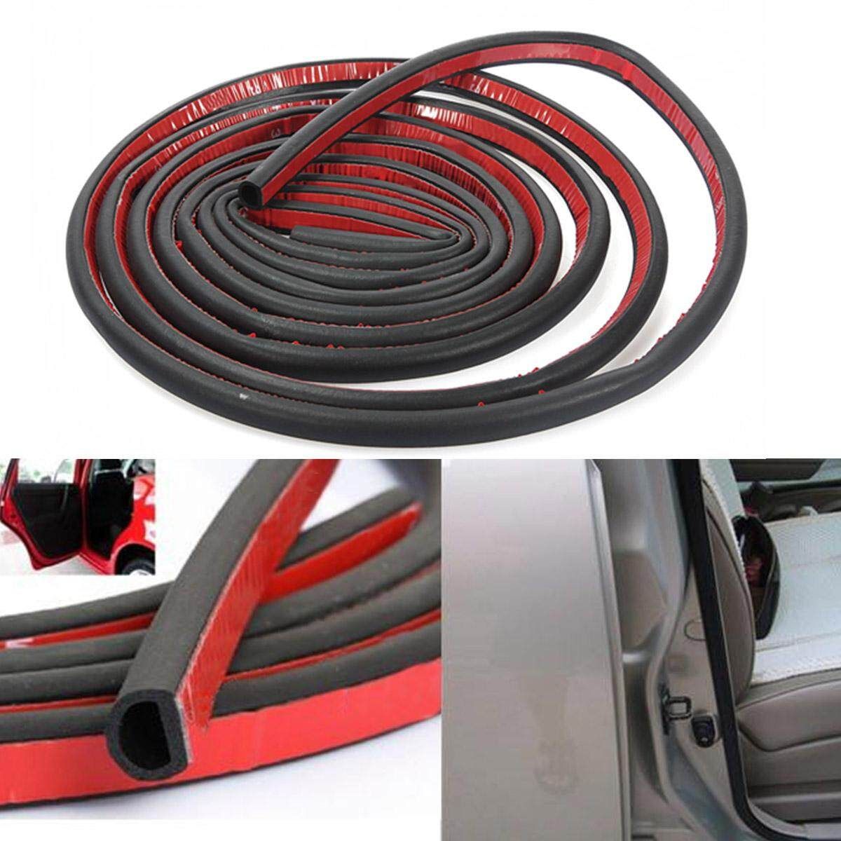 4M D-shape Car Truck Motor Door Rubber Seal Strip Weather-strip Seal Mah Hollow