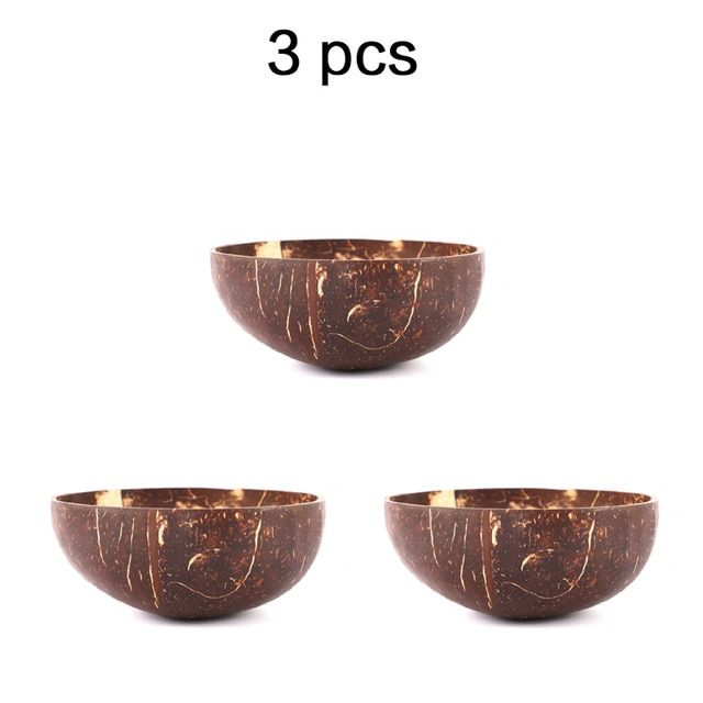 Creative Natural Coconut Wooden Bowl