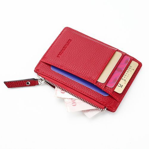 Women's Small PU Leather Coin Card Holder Wallet