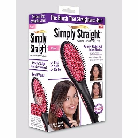 Simply Straight Ceramic Hair Straightening Brush