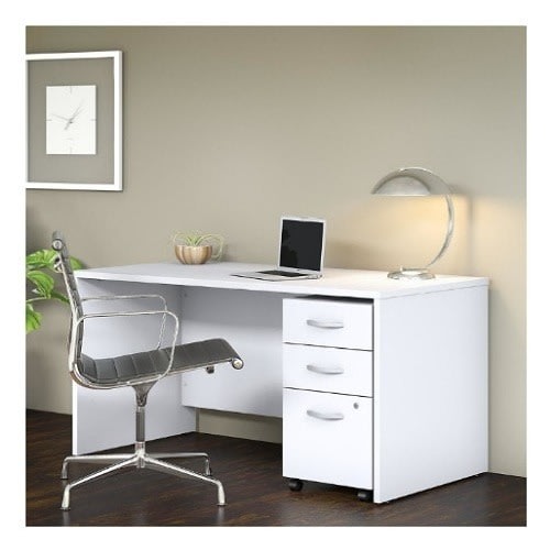 Office Desk With Mobile File Cabinet