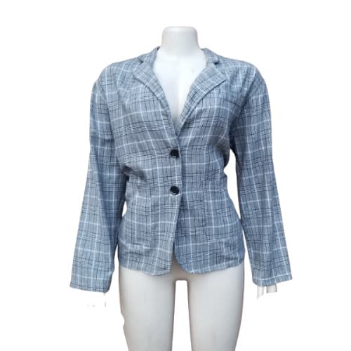 Ladies Designer Checkered Jacket