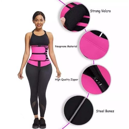 Waist Trainer With Double Belt