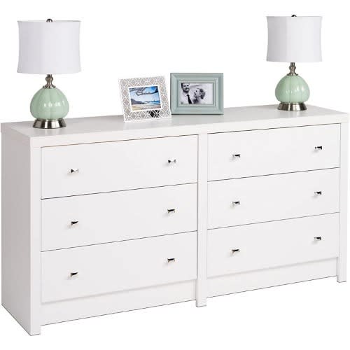 Nikky Best  - 6-drawer Dresser - White