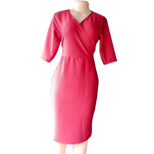 Ladies Midi Gown  - Red