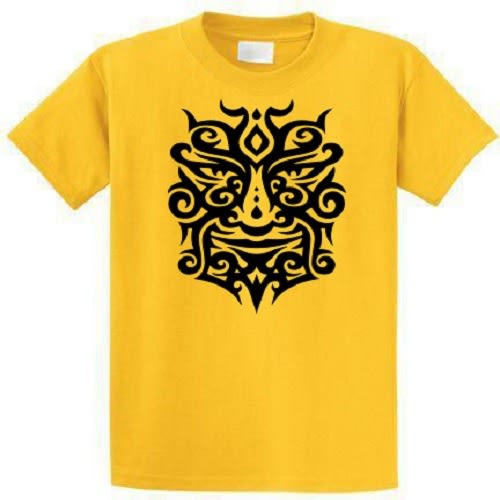 Cluestrav Print  Yellow T-shirt