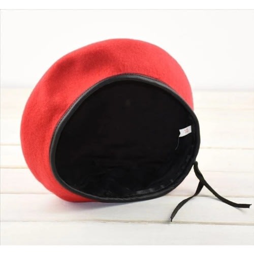 Wool Beret - Red