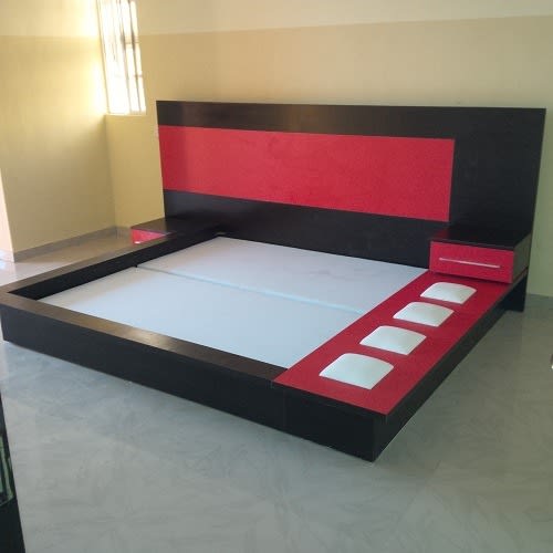 Sadia B Sadia Bed Frame Red/wenge - 6 X 6