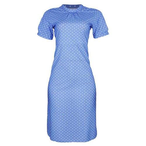 Dotted Dress-Blue