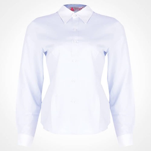 Long Sleeve Blouse - Light Blue