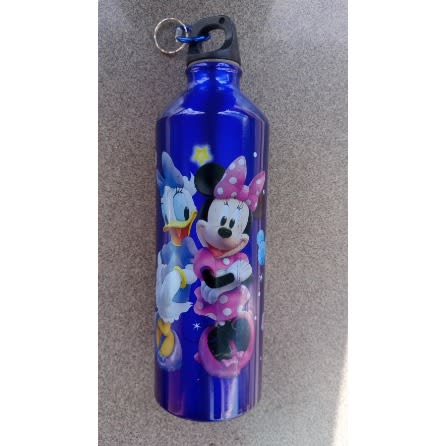600ml Minnie Mouse Cartoon Chatacter Aluminum Sports Water Bottle - Blue