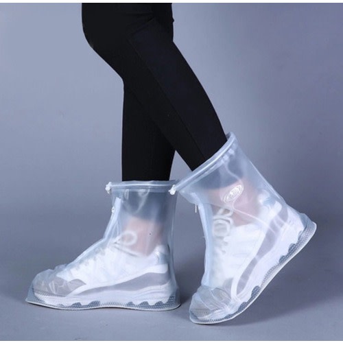 Reusable Non-slip Waterproof Shoe Cover - Transparent