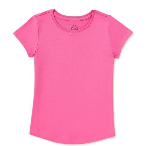 Girls Kids Tough Crew Short Sleeve T-shirt