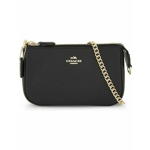 Coach Handbag - Clutch Wristlet Polished Pebble Leather