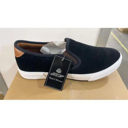 Hzb New Padded Black With White Sole Sneaker - Black