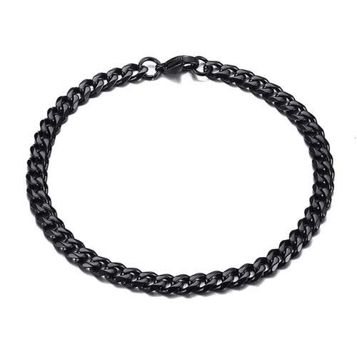 Men's Cuban Bracelet - Black